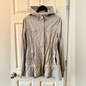 💗Lululemon Après Practice Anorak Size 6 Heathered Classic Tan💗